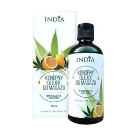 Масажно масло с коноп Индия Козметикс India Cosmetics citrus