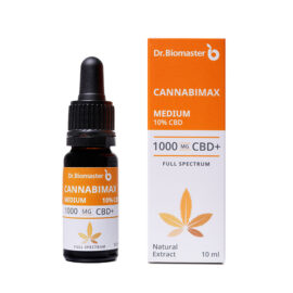 Конопено масло CBD Cannabimax Medium - канабис ойл с 10% CBD
