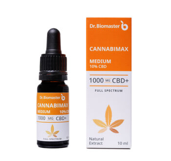Конопено масло CBD Cannabimax Medium - канабис ойл с 10% CBD